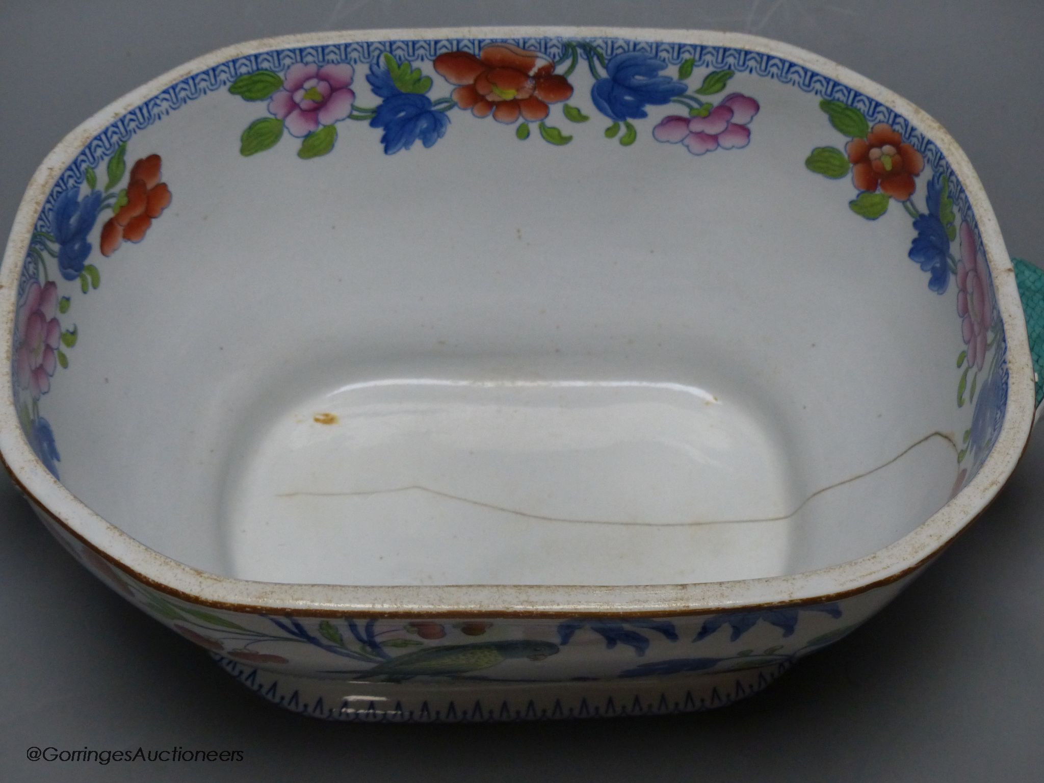 A 19th century stone china soup tureen
